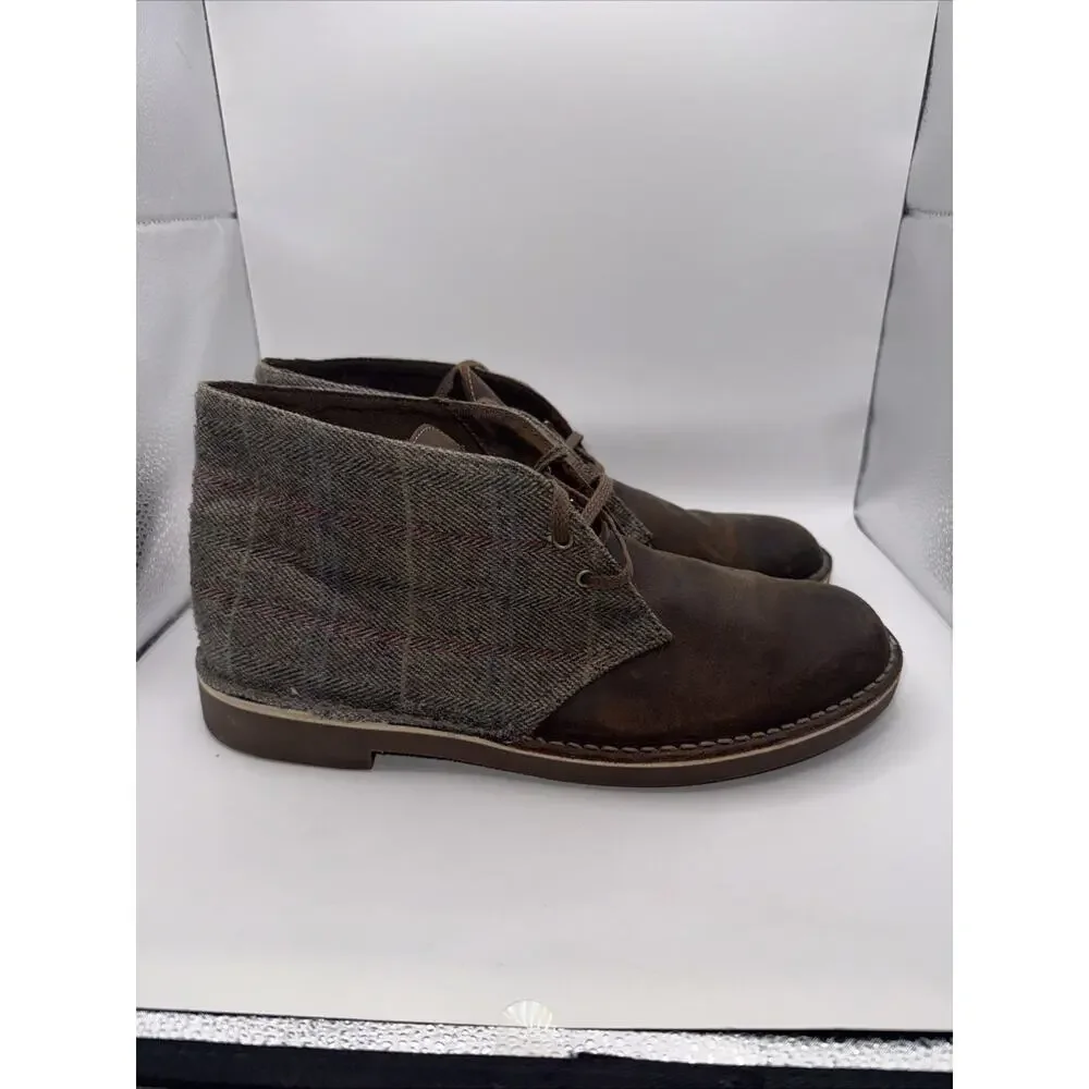 Size 9 - Men’s Clarks Collection Bootie Shoes Brown